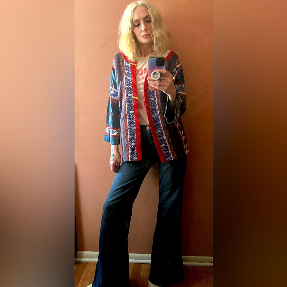 VINTAGE 70s Toggle Sweater